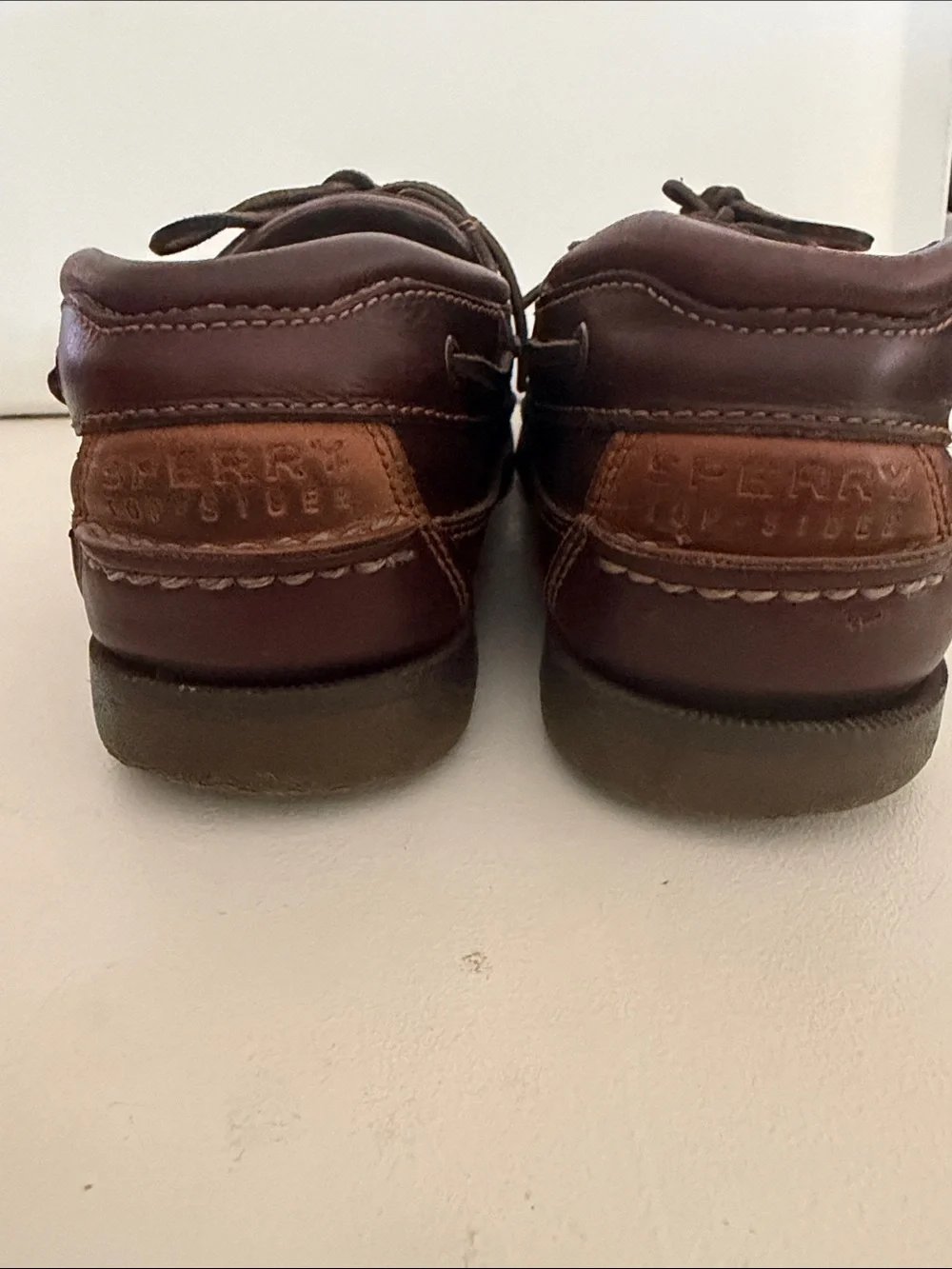 Sperry’s MAKO Leather Boat Shoes size10.5 Wide